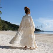 Boho Cotton Patchwork Kimono Jacket: Handmade Festival Duster - Veda - Image 4