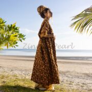 Misty Enchantment Long Velvet Kimono Duster Coat - One Plus Size Luxury for Special Events - Image 2