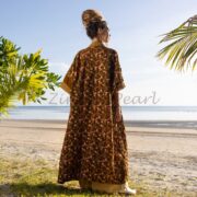 Misty Enchantment Long Velvet Kimono Duster Coat - One Plus Size Luxury for Special Events - Image 3