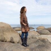 Tie Dye Tunic Dress: Oversized Boho Cotton Mini Dress Galaxy - Image 2