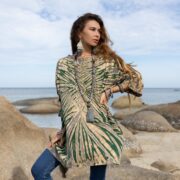 Galaxy Tie Dye Tunic Dress: Handmade Cotton Boho Mini - Image 4