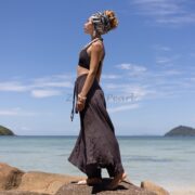 Handmade Raw Cotton Harem Pants: Boho Yoga Lounge Plus Size - Ira - Image 2