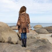 Tie Dye Tunic Dress: Oversized Boho Cotton Mini Dress Galaxy - Image 3