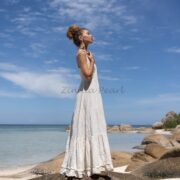 Boho Wedding Gown: 'Natalie' Cotton Smock Maxi Dress - Natalie - Image 7