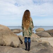 Galaxy Tie Dye Tunic Dress: Handmade Cotton Boho Mini - Image 3