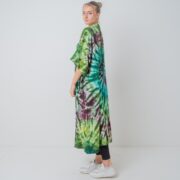 Handmade Cypress Tie Dye Kimono Duster: Bohemian Festival Coverup - Image 3