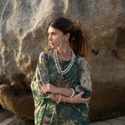 Handmade Galaxy Tie Dye Tunic Dress: Oversized Boho Cotton Top - Image 4