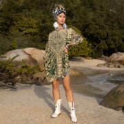 Oversized Galaxy Tie-Dye Tunic: Bohemian Cotton Top