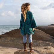 Handmade Velvet Cotton Kimono: Boho Chic Jacket, Plus Size - Mei - Image 3