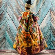 Tie Dye Cotton Kimono Duster with Hood: Plus Size Beach Coverup - Kayla - Image 5