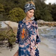 Galaxy Tie Dye Tunic Dress: Oversized Cotton Boho Mini - Image 4