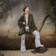 Mei - Cotton Velvet Kimono| Handcrafted Boho Chic jacket| Inclusive Sizes| Unique Style Statement Piece| Perfect for Holidays Wedding Party