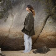 Mei - Cotton Velvet Kimono| Handcrafted Boho Chic jacket| Inclusive Sizes| Unique Style Statement Piece| Perfect for Holidays Wedding Party - Image 2