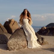 Plus Size Boho Cotton Maxi Dress: Handmade Tiered Ruffle Gown - Isabella - Image 3