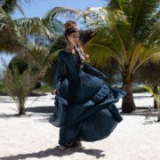 Milla Wedding Dress: Boho Maxi Dress with Ruffled Tiered Skirt - Image 4