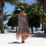 Handcrafted Cotton Voile Sarong: Boho Beach Cover-Up, Head Scarf - Bichi - Image 4