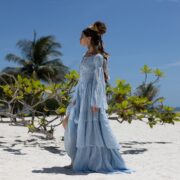 Milla Wedding Dress: Boho Maxi Dress with Ruffled Tiered Skirt - Image 2