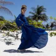 Milla Wedding Dress: Boho Maxi Dress with Ruffled Tiered Skirt - Image 4