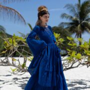 Milla Wedding Dress: Boho Maxi Dress with Ruffled Tiered Skirt - Image 5