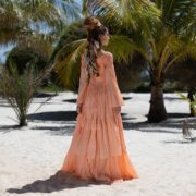Milla Wedding Dress: Boho Maxi Dress with Ruffled Tiered Skirt - Image 3