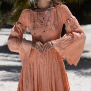 Milla Wedding Dress: Boho Maxi Dress with Ruffled Tiered Skirt - Image 6