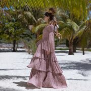 Milla Wedding Dress: Boho Maxi Dress with Ruffled Tiered Skirt - Image 2