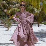 Milla Wedding Dress: Boho Maxi Dress with Ruffled Tiered Skirt - Image 5