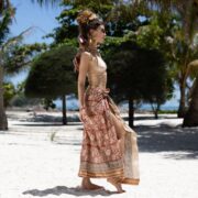 Handcrafted Cotton Voile Sarong: Boho Beach Cover-Up, Head Scarf - Bichi - Image 3