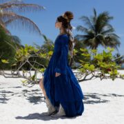 Milla Wedding Dress: Boho Maxi Dress with Ruffled Tiered Skirt - Image 2