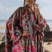 Jade Velvet Kimono: Plus Size Boho Maxi Duster -Mai - Image 4