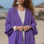 Whispering Willow Kimono: Handcrafted Every Stitch With Care| Plus Inclusive Size| Boho Chic Duster| Unique Statement Piece| Special Gifts - Image 4