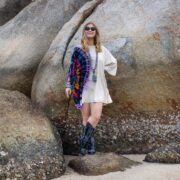 Galaxy Tie Dye Tee: Oversized Cotton Tunic Dress