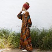 Plus Size Tie-dye Maxi Dress: Boho Festival Caftan - Nadia - Image 2