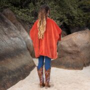 Handcrafted Cotton Velvet Kimono Jacket: Boho Chic Style - Mei - Image 3