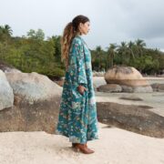 Mai Velvet Kimono Coat: Renaissance Luxe-Handcrafted Velvet Splendor-Embrace Size Inclusivity-Boho Elegance-Perfectly suited for Holidays - Image 2