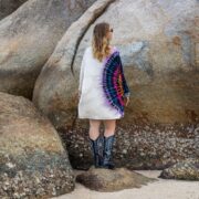 Galaxy Tie Dye Tee: Oversized Cotton Tunic Dress - Image 3