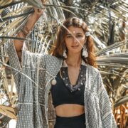 Isa Handmade Crochet Embroidered Cotton Kimono Duster – Boho Resort Wear | ZinniaPearl - Image 8