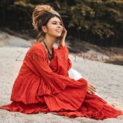 Ruffled Raw Cotton Kimono: Boho Bali Duster, Festival Style - Image 5