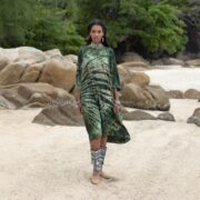 Plus Size Tie-Dye Kaftan Dress: Boho Cotton Beach Cover-Up - Sylvie