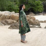 Plus Size Tie-Dye Kaftan Dress: Boho Cotton Beach Cover-Up - Sylvie - Image 2