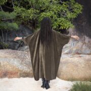 Jade Velvet Kimono: Plus Size Cotton Duster Coat - Harper Jade - Image 3