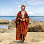 Plus Size Patchwork Kimono Duster: Boho Ethnic Cotton Jacket - Veda