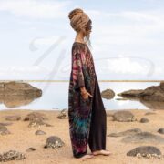 Plus Size Hand-Dyed Cotton Jumpsuit: Boho Festival Romper - Sadie - Image 2