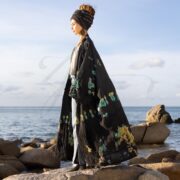 Handcrafted Tie Dye Patchwork Kimono Duster: Plus Size Cotton Duster - Veda - Image 2