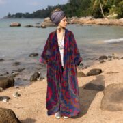 Luxury Velvet Kimono Robe – Ruby Mandela Harper Jade, Plus Size Boho Jacket