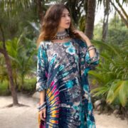 Plus Size Tie Dye Maxi Dress: Boho Cotton Caftan - Euphoria - Image 4