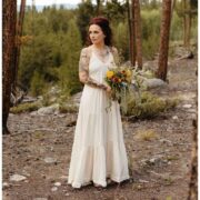 Boho Wedding Gown: 'Natalie' Cotton Smock Maxi Dress - Natalie