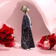 Handmade Bohemian Velvet Kimono Robe: Paisley Duster Coat, Plus Size - Harper Jade - Image 6