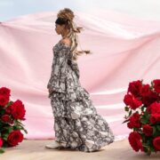 Off-Shoulder Boho Wedding Dress: Tiered Ruffle Cotton Maxi - Lucia - Image 7