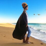 Silky Velvet Kimono Duster – Garnet Cocoa Boho Robe | Mai by ZinniaPearl - Image 6